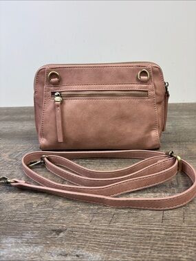 Joy Susan Dusty Rose Convertible Crossbody Organizer Bag Like New